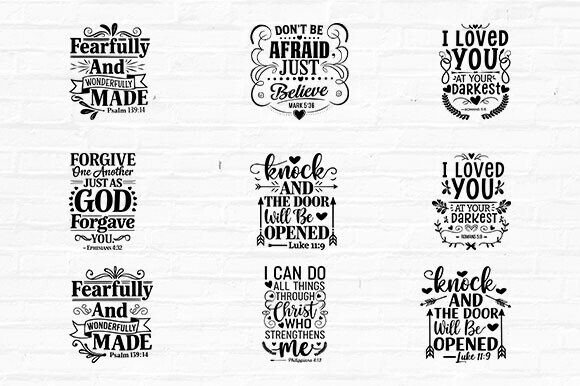 Bible Verse Bundle SVG Review