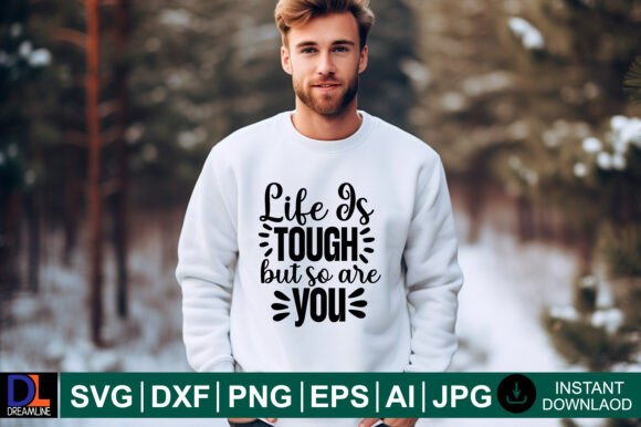 Positive Saying SVG Design for Crafts & Graphics