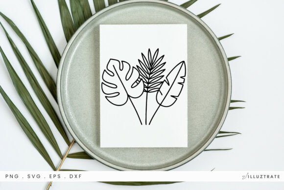 Summer Leaves SVG Clipart: Graphics for Crafts & Branding