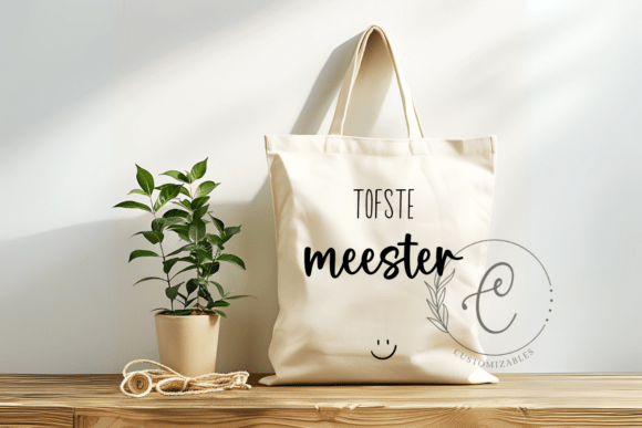 Tofste Meester SVG: Dutch Teacher Quote for Crafts & Graphics